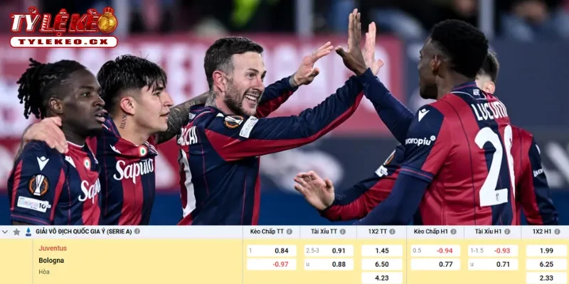 Chi tiết kèo Juventus vs Bologna