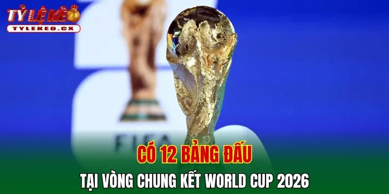 Tổng cộng có 12 bảng đấu tại vòng chung kết World Cup 2026